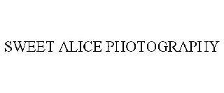 SWEET ALICE PHOTOGRAPHY trademark