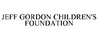 JEFF GORDON CHILDREN'S FOUNDATION trademark