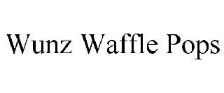 WUNZ WAFFLE POPS trademark