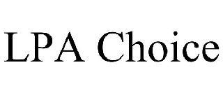 LPA CHOICE trademark