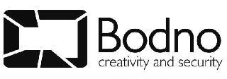 BODNO CREATIVITY AND SECURITY trademark