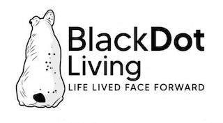 BLACK DOT LIVING LIFE LIVED FACE FORWARD trademark