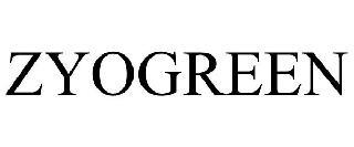 ZYOGREEN trademark