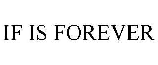 IF IS FOREVER trademark