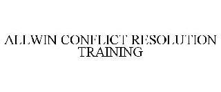 ALLWIN CONFLICT RESOLUTION TRAINING trademark