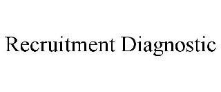 RECRUITMENT DIAGNOSTIC trademark