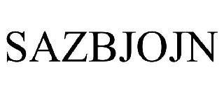 SAZBJOJN trademark