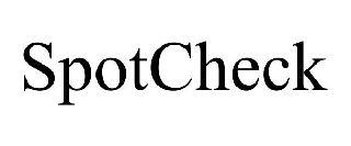 SPOTCHECK trademark