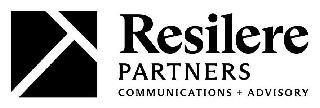 RESILERE PARTNERS COMMUNICATIONS + ADVISORY trademark