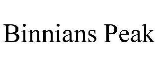 BINNIANS PEAK trademark