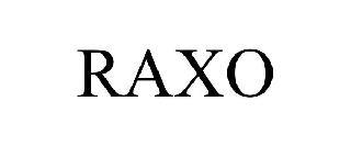 RAXO trademark