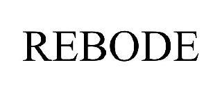 REBODE trademark