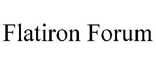 FLATIRON FORUM trademark