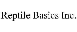 REPTILE BASICS INC. trademark