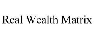 REAL WEALTH MATRIX trademark