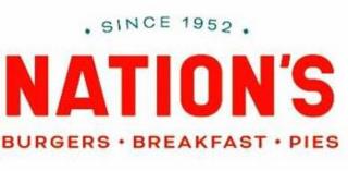 NATION'S SINCE 1952 BURGERS BREAKFAST PIES trademark