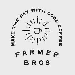 MAKE THE DAY WITH GOOD COFFEE FARMER BROS trademark