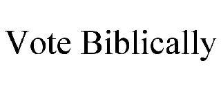 VOTE BIBLICALLY trademark