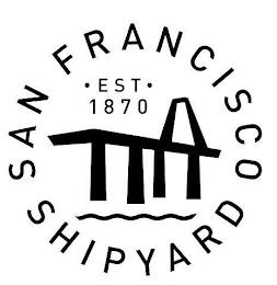 SAN FRANCISCO SHIPYARD · EST · 1870 trademark