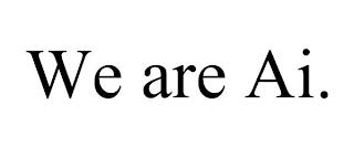 WE ARE AI. trademark