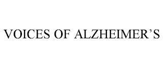 VOICES OF ALZHEIMER'S trademark