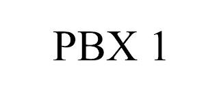 PBX 1 trademark