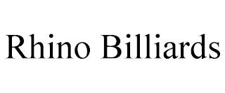 RHINO BILLIARDS trademark