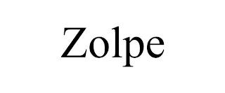 ZOLPE trademark