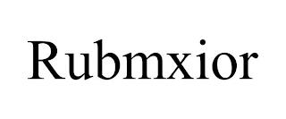 RUBMXIOR trademark