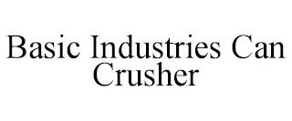 BASIC INDUSTRIES CAN CRUSHER trademark