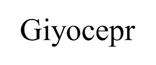 GIYOCEPR trademark