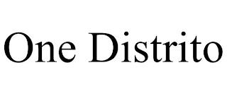 ONE DISTRITO trademark