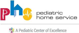 PHS PEDIATRIC HOME SERVICE A PEDIATRIC CENTER OF EXCELLENCE trademark