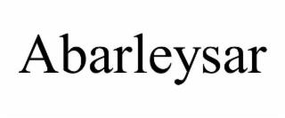 ABARLEYSAR trademark