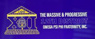 THE MASSIVE & PROGRESSIVE 12TH DISTRICT OMEGA PSI PHI FRATERNITY, INC. trademark