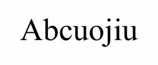 ABCUOJIU trademark