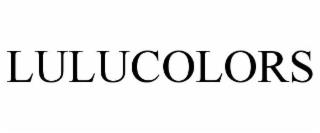 LULUCOLORS trademark