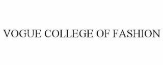 VOGUE COLLEGE OF FASHION trademark