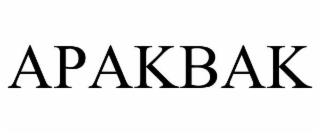 APAKBAK trademark