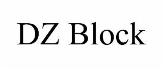 DZ BLOCK trademark