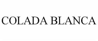 COLADA BLANCA trademark