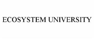 ECOSYSTEM UNIVERSITY trademark