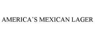 AMERICA'S MEXICAN LAGER trademark