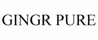 GINGR PURE trademark