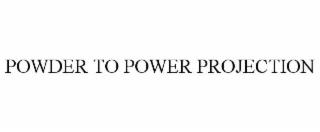 POWDER TO POWER PROJECTION trademark