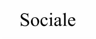 SOCIALE trademark