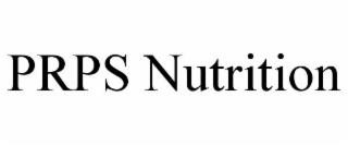 PRPS NUTRITION trademark