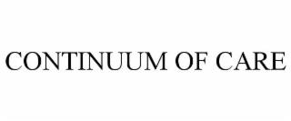 CONTINUUM OF CARE trademark