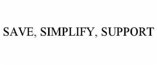 SAVE, SIMPLIFY, SUPPORT trademark