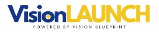 VISIONLAUNCH - POWERED BY VISION BLUEPRINT trademark